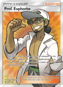Carte Pokemon Prof. Euphorbe 148/149 Soleil et Lune