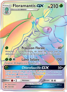 Carte Pokemon Floramantis GX 150/149 Soleil et Lune