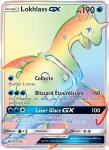 Carte Pokemon Lokhlass GX 151/149 Soleil et Lune
