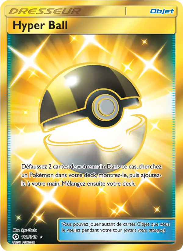 Scan HD carte Pokémon Hyper Ball 161/149 — Soleil et Lune