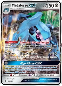Carte Pokemon Métalosse GX 85/145 Gardiens Ascendants
