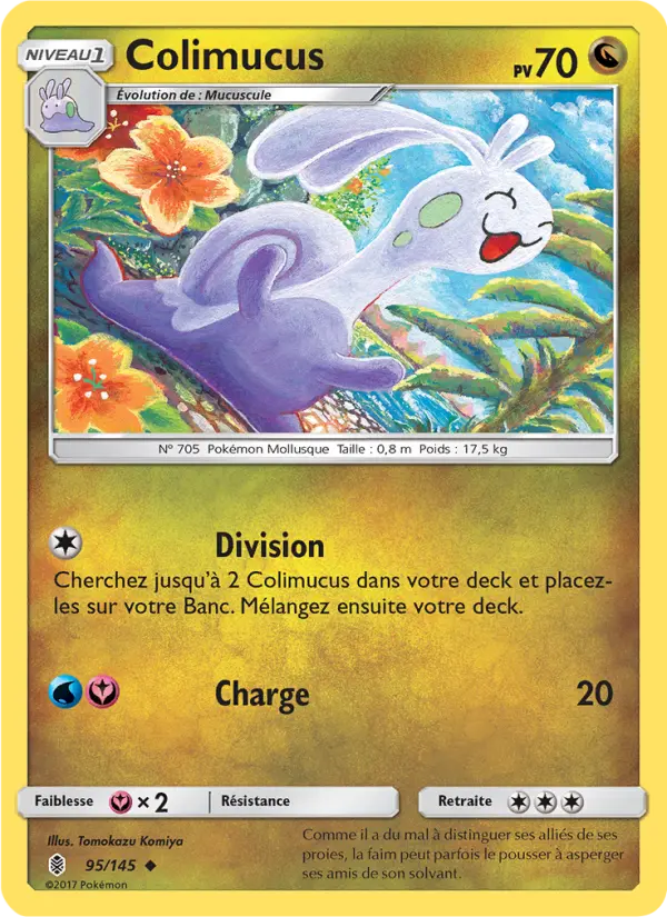 Scan HD carte Pokémon Colimucus 95/145 — Gardiens Ascendants