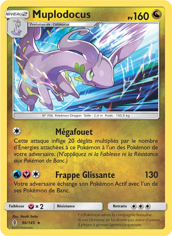 Scan HD carte Pokémon Muplodocus 96/145 — Gardiens Ascendants