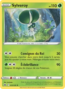 Carte Pokemon Sylveroy 017/159 Zénith Suprême