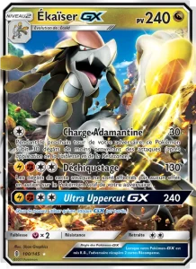 Carte Pokemon Ékaïser GX 100/145 Gardiens Ascendants