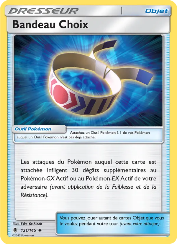 Scan HD carte Pokémon Bandeau Choix 121/145 — Gardiens Ascendants