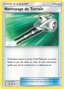 Carte Pokemon Nettoyage de Terrain 125/145 Gardiens Ascendants