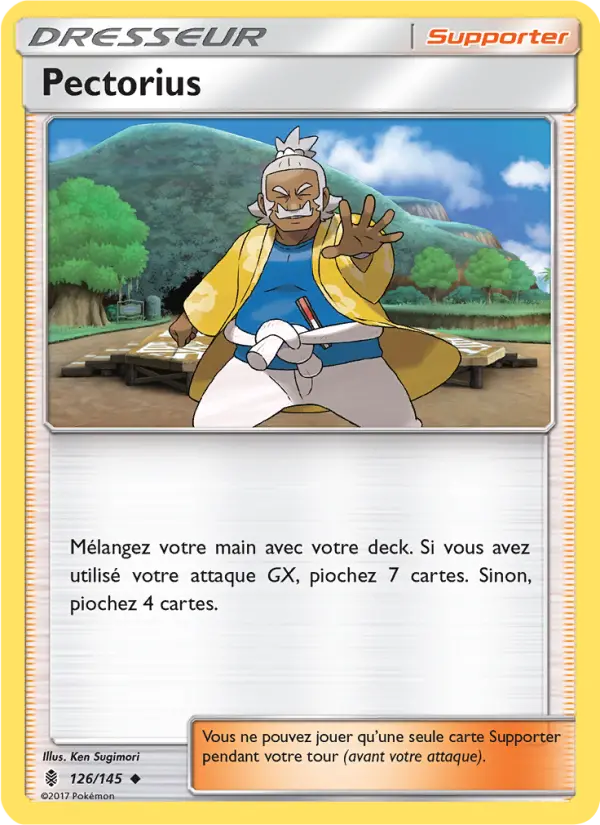 Scan HD carte Pokémon Pectorius 126/145 — Gardiens Ascendants