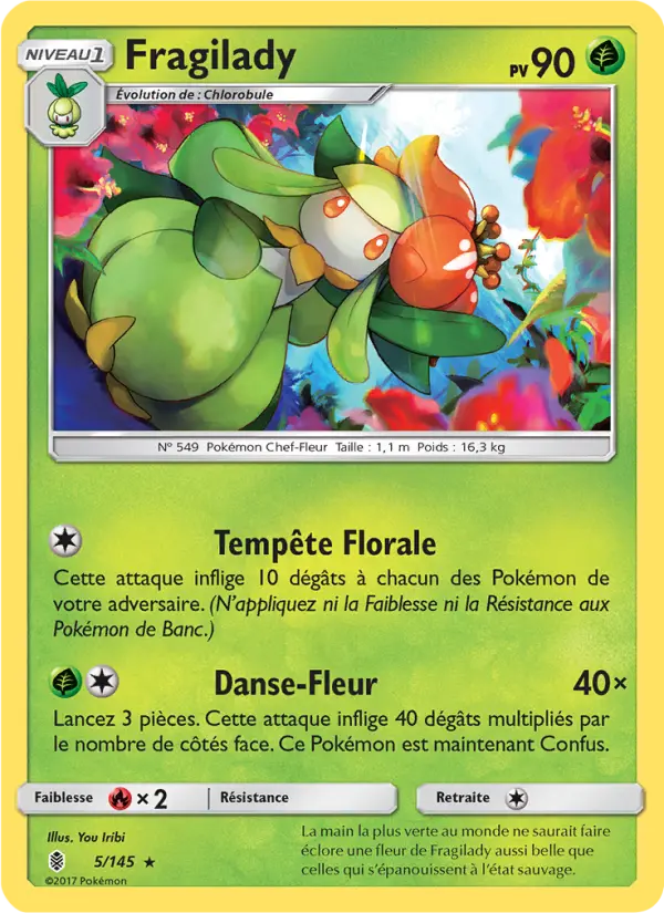 Scan HD carte Pokémon Fragilady 5/145 — Gardiens Ascendants