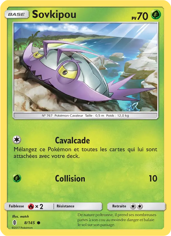Scan HD carte Pokémon Sovkipou 8/145 — Gardiens Ascendants