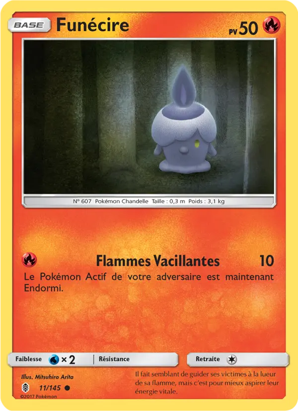 Scan HD carte Pokémon Funécire 11/145 — Gardiens Ascendants