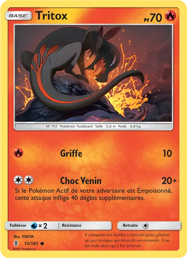 Scan HD carte Pokémon Tritox 15/145 — Gardiens Ascendants