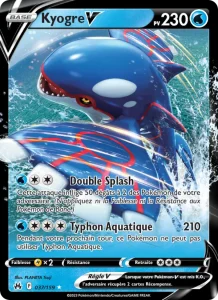 Carte Pokemon Kyogre V 037/159 Zénith Suprême