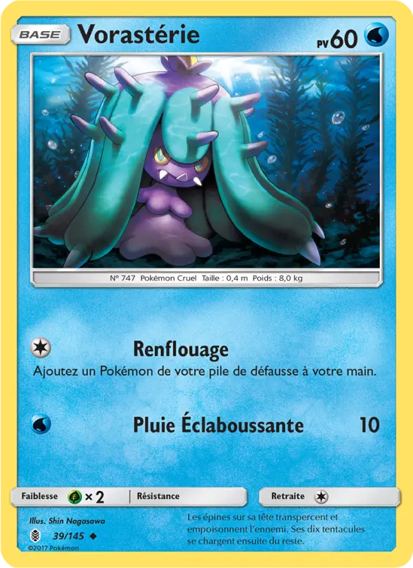 Scan HD carte Pokémon Vorastérie 39/145 — Gardiens Ascendants