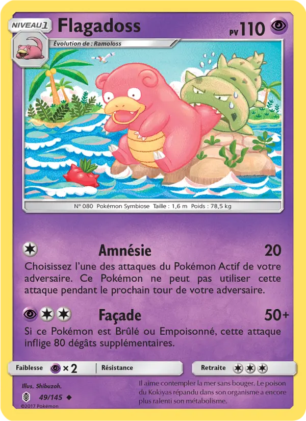 Scan HD carte Pokémon Flagadoss 49/145 — Gardiens Ascendants