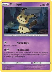 Carte Pokemon Mimiqui 58/145 Gardiens Ascendants