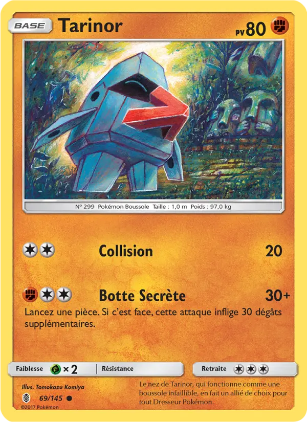 Scan HD carte Pokémon Tarinor 69/145 — Gardiens Ascendants