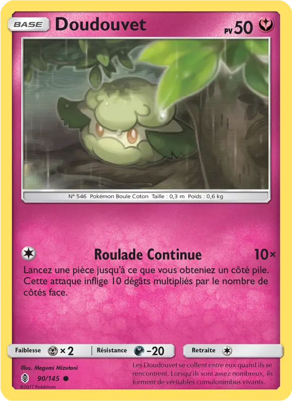 Scan HD carte Pokémon Doudouvet 90/145 — Gardiens Ascendants