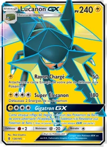 Carte Pokemon Lucanon GX 134/145 Gardiens Ascendants