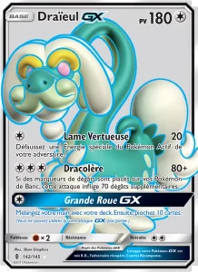 Carte Pokemon Draïeul GX 142/145 Gardiens Ascendants