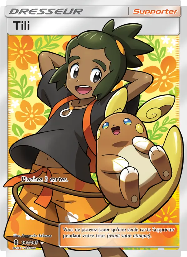 Scan HD carte Pokémon Tili 144/145 — Gardiens Ascendants