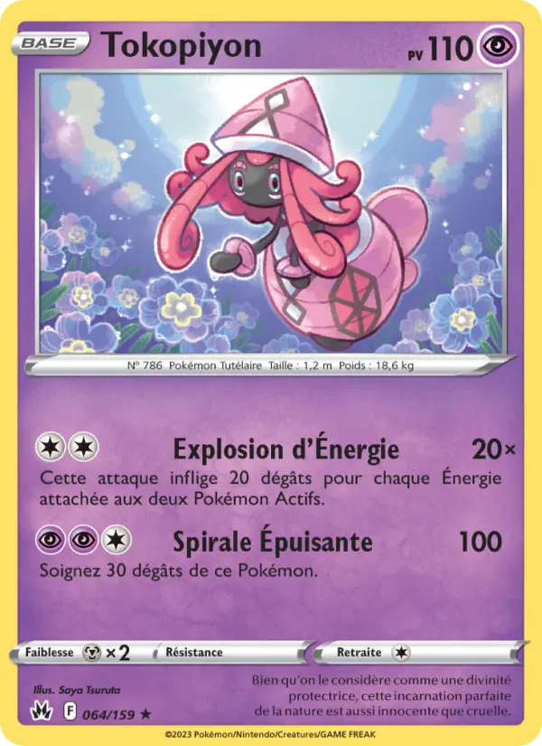 Scan HD carte Pokémon Tokopiyon 064/159 — Zénith Suprême