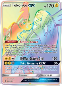 Carte Pokemon Tokorico GX 153/145 Gardiens Ascendants
