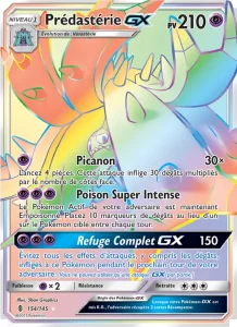 Carte Pokemon Prédastérie GX 154/145 Gardiens Ascendants