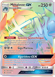 Carte Pokémon Métalosse GX 157 Gardiens Ascendants