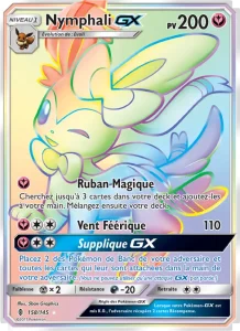 Carte Pokémon Nymphali GX 158 Gardiens Ascendants