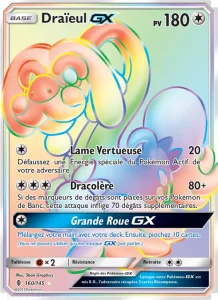 Carte Pokemon Draïeul GX 160/145 Gardiens Ascendants