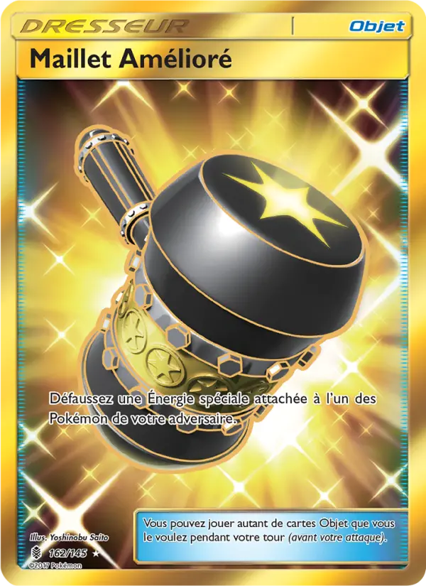Scan HD carte Pokémon Maillet Amélioré 162/145 — Gardiens Ascendants
