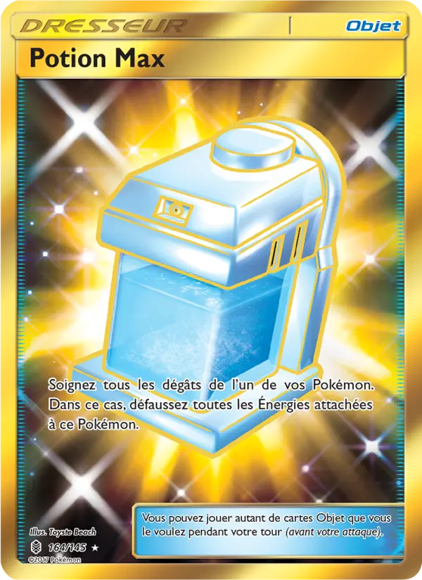Scan HD carte Pokémon Potion Max 164/145 — Gardiens Ascendants