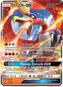 Carte Pokemon Ho-Oh GX 21/147 Ombres Ardentes