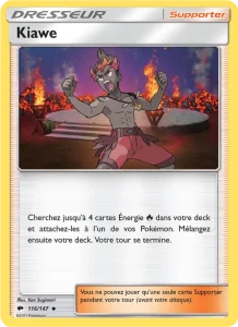 Carte Pokemon Kiawe 116/147 Ombres Ardentes