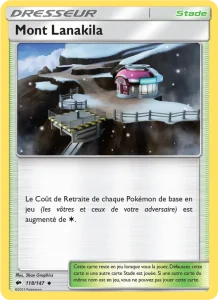 Carte Pokemon Mont Lanakila 118/147 Ombres Ardentes