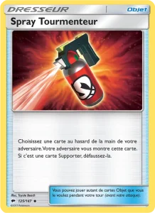 Carte Pokemon Spray Tourmenteur 125/147 Ombres Ardentes