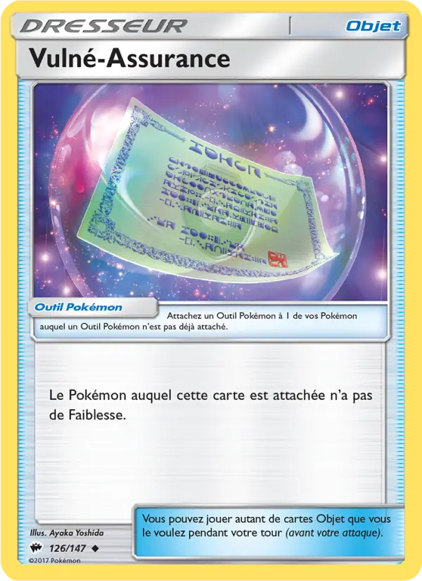 Scan HD carte Pokémon Vulné-Assurance 126/147 — Ombres Ardentes