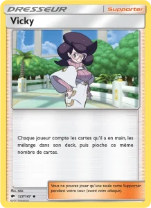 Carte Pokemon Vicky 127/147 Ombres Ardentes