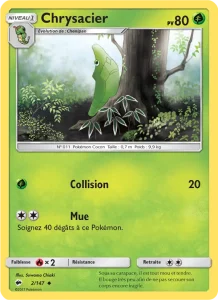 Carte Pokémon Chrysacier 2/147