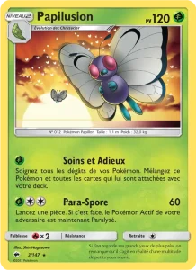 Carte Pokémon Papilusion 3/147