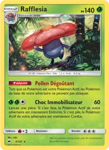 Carte Pokémon Rafflesia 6/147