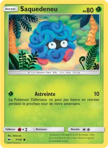 Carte Pokémon Saquedeneu 7/147