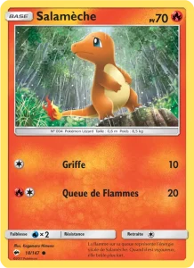 Carte Pokemon Salamèche 18/147 Ombres Ardentes