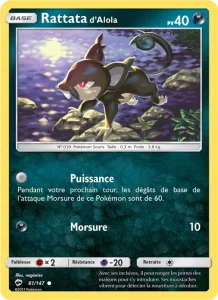 Rattata d’Alola 81 — Ombres Ardentes
