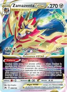 Carte Pokemon Zamazenta VSTAR 099/159 Zénith Suprême
