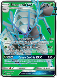 Carte Pokemon Sarmuraï GX 129/147 Ombres Ardentes