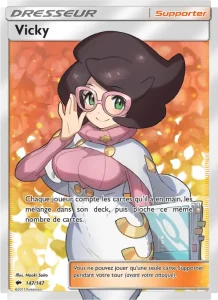 Carte Pokemon Vicky 147/147 Ombres Ardentes