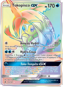 Carte Pokemon Tokopisco GX 152/147 Ombres Ardentes