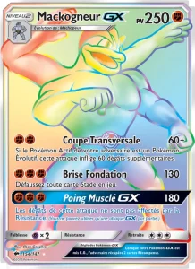 Carte Pokemon Mackogneur GX 154/147 Ombres Ardentes